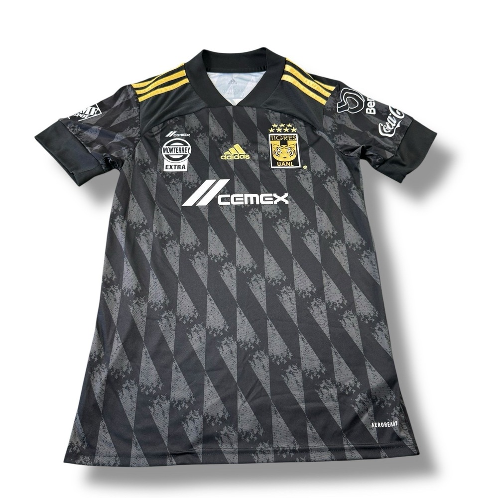 Adidas Aeroready Tigres UANL 2019-2020 Black Futbol Soccer Jersey Mens Sz S EUC